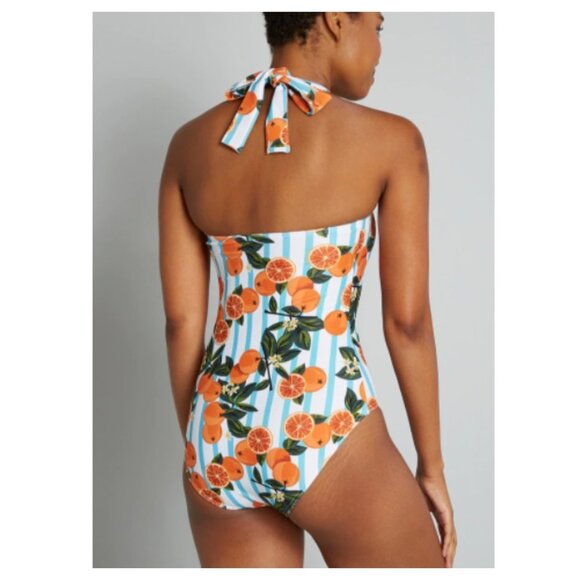 NEW ModCloth x Collectif The Elvira One-Piece Swimsuit - Picture 2 of 7